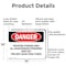 Signmission Pesticide Storage Area Danger Sign, Aluminum, 14in W x 10in L, 2PK OS-2PACK-DS-A-1014-L-1973 - alternate 6